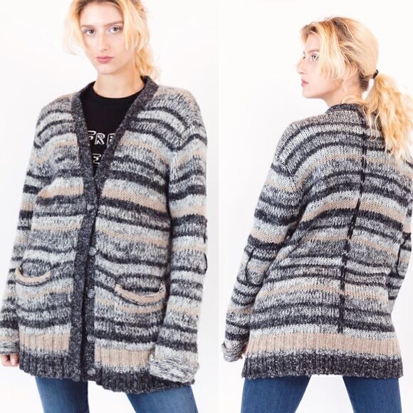 Rachel Rachel Roy wool blend Cardigan with pockets - Picture 1 of 9